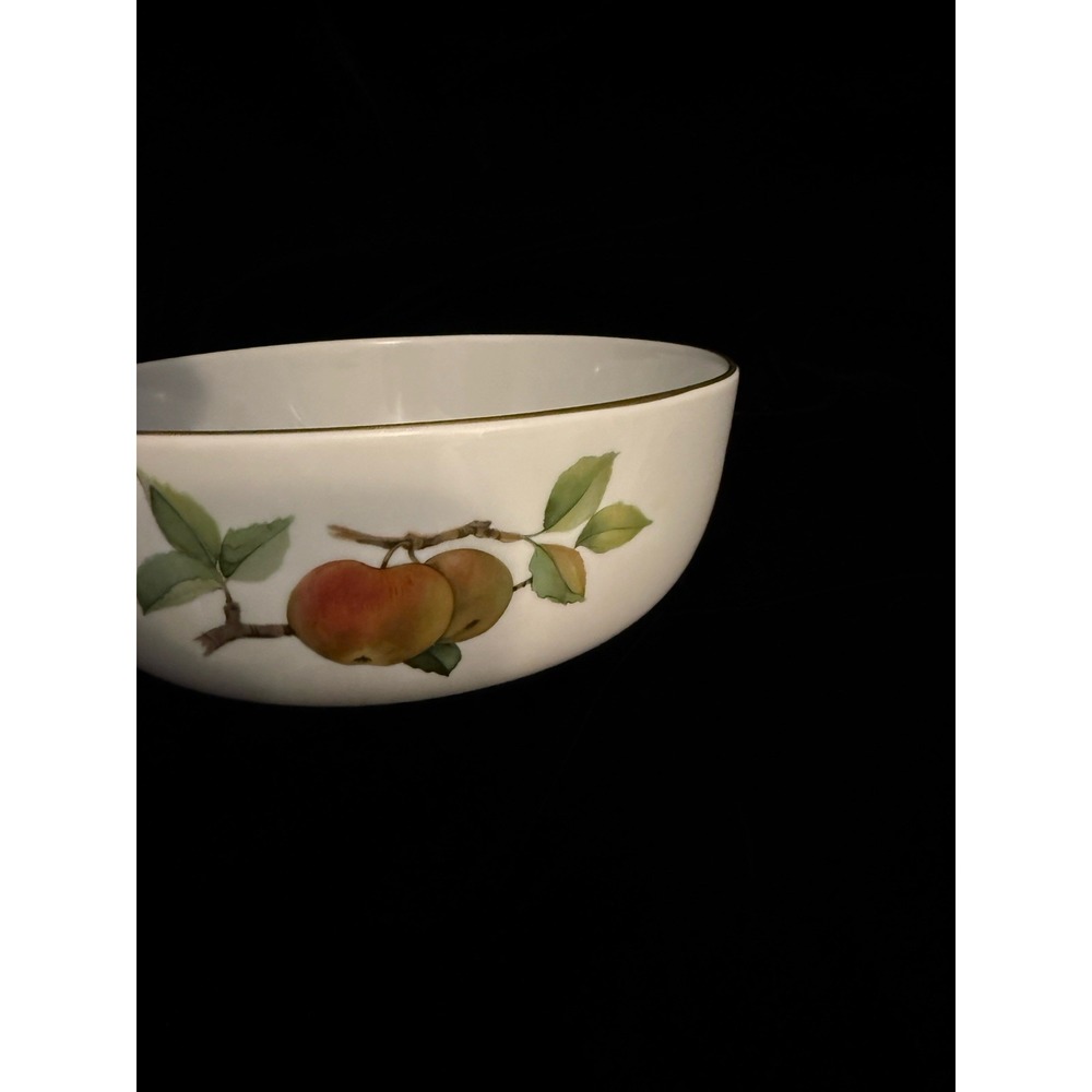 Royal Worcester Evesham Gold Vegetable Serving Bowl Fruit Provincial Country 8" - Picture 7 of 10